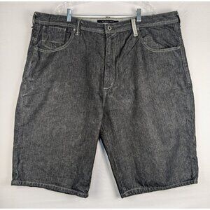 Sean John Denim Shorts Mens 46x14 Black Baggy Jean Jorts‎ Y2K 2000s Streetwear